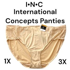 International Concepts Women’s Panties Women’s Size 1X 3X Hipster Underwear INC